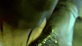 Goth tattooist offers to empty big balls with handjob during session