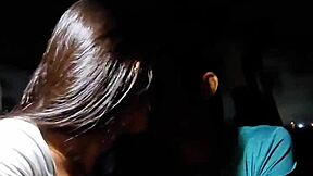 i'm a latina milf flashing and deepthroating monster cock in the car with my friend