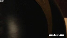 Dominant Lesbian Mistress Takes Big Strapon And Orgasms With Tied Up Slave