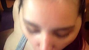 Nancy Miami Sucks That Huge Cock Wildly!