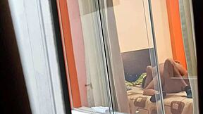 Mexican Nurse Miranda Riding Her Lover With Window Open!