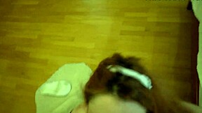 my super attractive maid gets horny and begging for dick