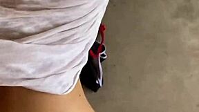 Beautiful Latina Babe Enjoys First Time Homemade Sex with Husband's Arrival Risk