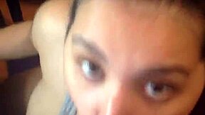 Nancy Miami Sucks That Huge Cock Wildly!