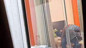 Mexican Nurse Miranda Riding Her Lover With Window Open!