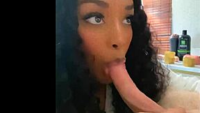 Ebony Bimbo Making Him Cum Faster Than A Fleshlight With Blowjob