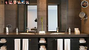 Shemale Twist On Playing House With Big Tits Blonde Blowjob And Anal