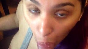 Nancy Miami Sucks That Huge Cock Wildly!