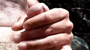 Walking through the lush nature, enjoying the outdoor scenery, fresh air, and tranquility