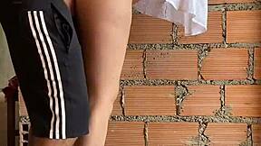 Beautiful Latina Babe Enjoys First Time Homemade Sex with Husband's Arrival Risk