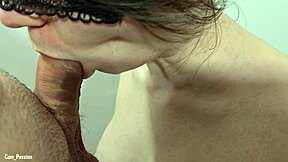 hot devoted couple blowjob and cum in mouth