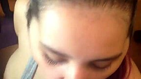 Nancy Miami Sucks That Huge Cock Wildly!