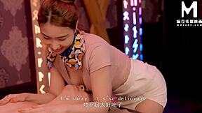 Shameless HORNY masseuse DRAINS semen in massage