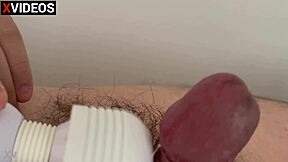 Chubby Japanese Guy Masturbates in Solo Gay Action