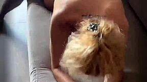 naughty latina slut flashes big black cock