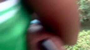 Village Girl Bent Over and Fucked in Stream