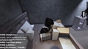 seductive roblox office girl lures me into late-night fuck