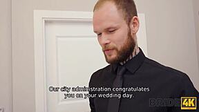 Bride4K: Flexible Bride Fucking In Group Cuckold Scene