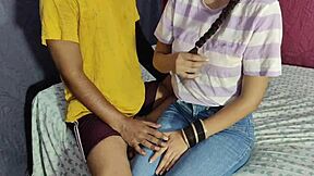 The girl next door indulges in secret fucking with a big black cock