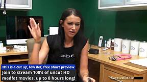 the new guinea pig alexis grace in backstage nurse scene