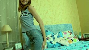 Blonde teen 18+ erika t takes boyfriend's big dick up shaved pussy ass