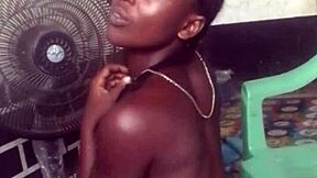 crazy bitch twerks in sexy clothes before stripping naked