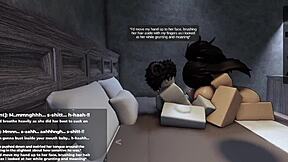 seductive roblox office girl lures me into late-night fuck
