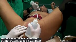 the new guinea pig alexis grace in backstage nurse scene