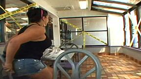 Does Thick Alexandria Devine Enjoy Pussy Stretching in Doggy Quickie?