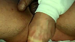 jerk off with cum on monster cock