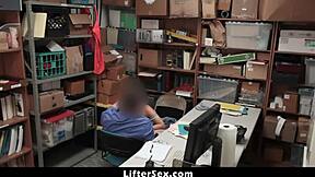 Will Thief Brooke Bliss Admit Crime or Get Fucked Hard by Officer?