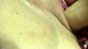 Double Anal with Huge Dildo and Butt Plug