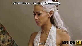 Bride4k threesome detour with bisexual latina bride in wedding group