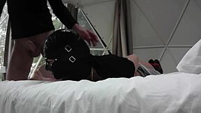 Laura In Heels Gets Bondage Blowjob And Anal!