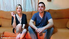 A stranger fucked me in front of my husband and came inside, humiliating him