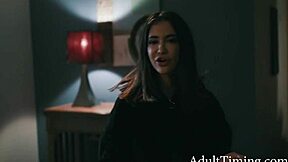 Ex-girlfriend stalks and fucks me and new girlfriend