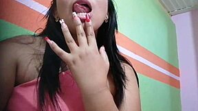 What makes you so horny that you masturbate your tight pussy solo for me