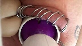 i'm so horny, i have to toy my pierced pussy right now.