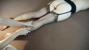 Horny Milf Gets Intense Soles Massage In Nylon Stockings