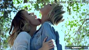 Can Scarlet Red And Black Eden Handle Outdoor Lesbian Orgasms?