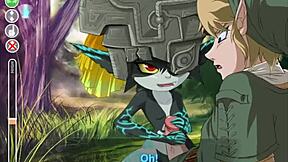 Midna Gets Handjob And Blowjob.