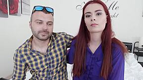 Husband watches wife Scyley Jam get intensely ass fucked by stranger