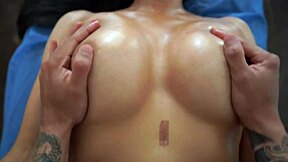 Mature Seductress In Lingerie Receives A Private Oiled Massage From A Skilled Masseur