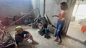 This BRICKLAYER FUCKED me HARD for being a whore.