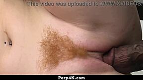 Young teen thief with small tits gets punished by mall officer in doggystyle and missionary positions - perp4k