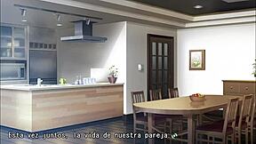 playing hentai game as unfaithful wife with ex-boyfriend