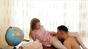 hey, that slutty blonde with big tits creampies her step brother?