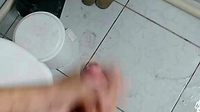 Tattooed Brazilian Handjob Before Christmas Dinner