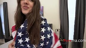 Cheating milf takes young cock in taboo pov fucking while chasing that green card fantasy.