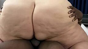 i love riding that big black cock as a bbw